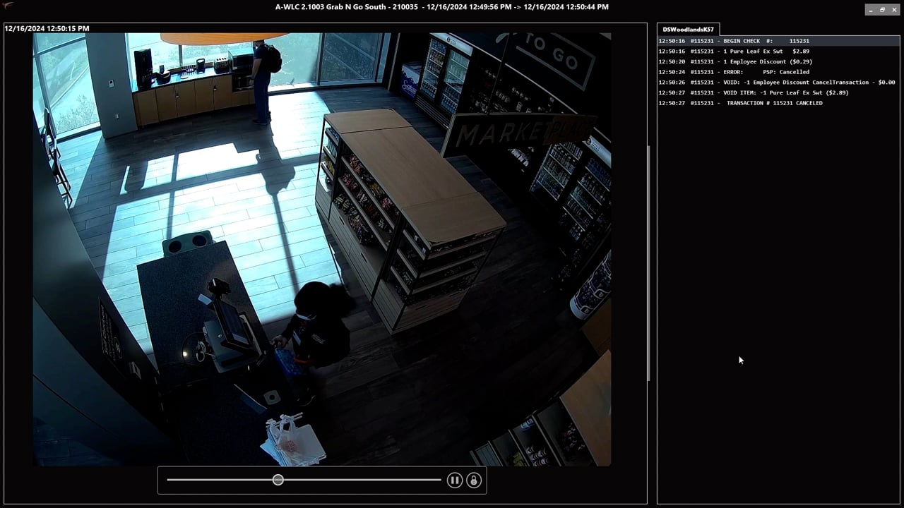POS-to-video sync